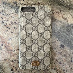 Authentic Gucci IPhone 8 Plus phone case